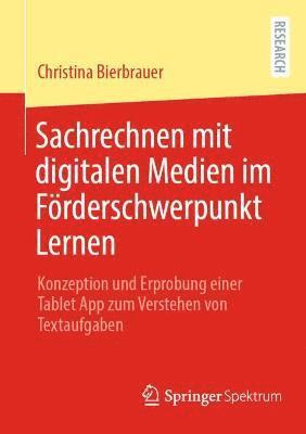 Sachrechnen mit digitalen Medien im Fo rderschwerpunkt Lernen 1