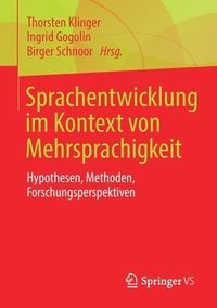 bokomslag Sprachentwicklung im Kontext von Mehrsprachigkeit