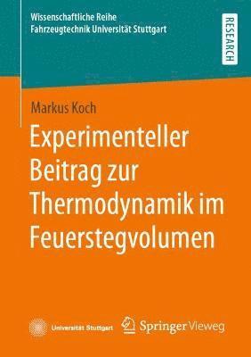 bokomslag Experimenteller Beitrag zur Thermodynamik im Feuerstegvolumen