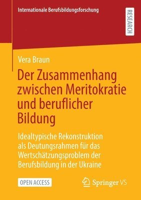 bokomslag Der Zusammenhang zwischen Meritokratie und beruflicher Bildung