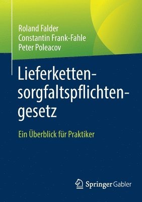 bokomslag Lieferkettensorgfaltspflichtengesetz