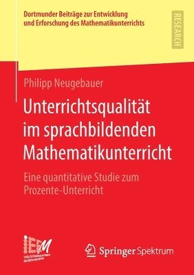 Unterrichtsqualitt im sprachbildenden Mathematikunterricht 1