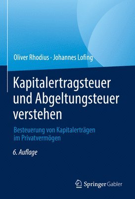 bokomslag Kapitalertragsteuer und Abgeltungsteuer verstehen