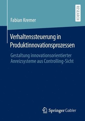 bokomslag Verhaltenssteuerung in Produktinnovationsprozessen