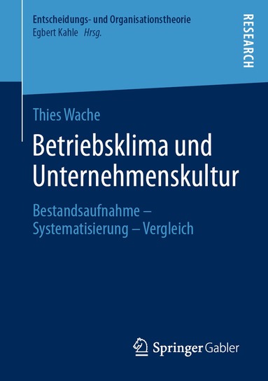Thies Wache - Betriebsklima und Unternehmenskultur, Häftad
