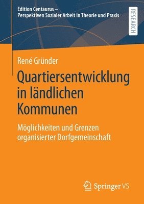 bokomslag Quartiersentwicklung in lndlichen Kommunen