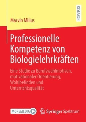 bokomslag Professionelle Kompetenz von Biologielehrkrften