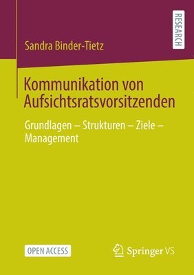 bokomslag Kommunikation von Aufsichtsratsvorsitzenden