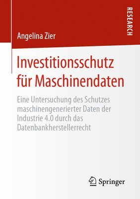 bokomslag Investitionsschutz fr Maschinendaten