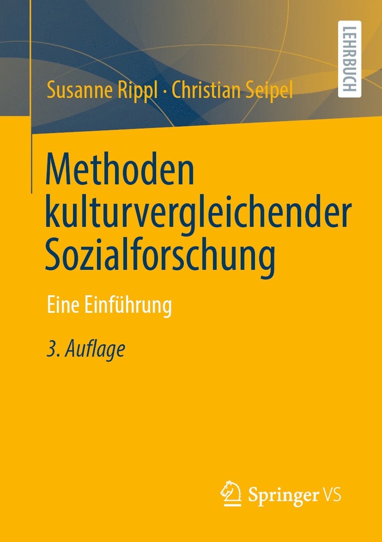 Susanne Rippl, Christian Seipel - Methoden kulturvergleichender Sozialforschung, Häftad