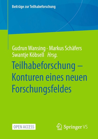 bokomslag Teilhabeforschung  Konturen eines neuen Forschungsfeldes