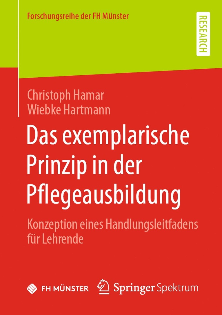 Christoph Hamar, Wiebke Hartmann - Das exemplarische Prinzip in der Pflegeausbildung, Häftad