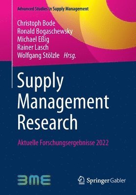 bokomslag Supply Management Research