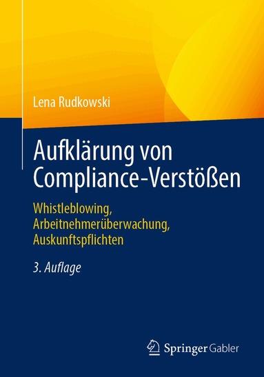 Lena Rudkowski - Aufklärung von Compliance-Verstößen, Häftad