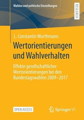 bokomslag Wertorientierungen und Wahlverhalten