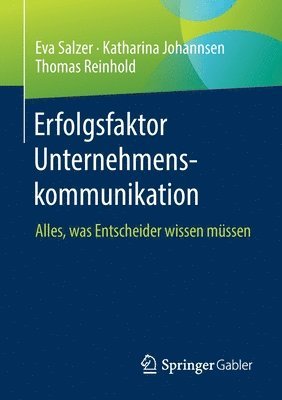 bokomslag Erfolgsfaktor Unternehmenskommunikation