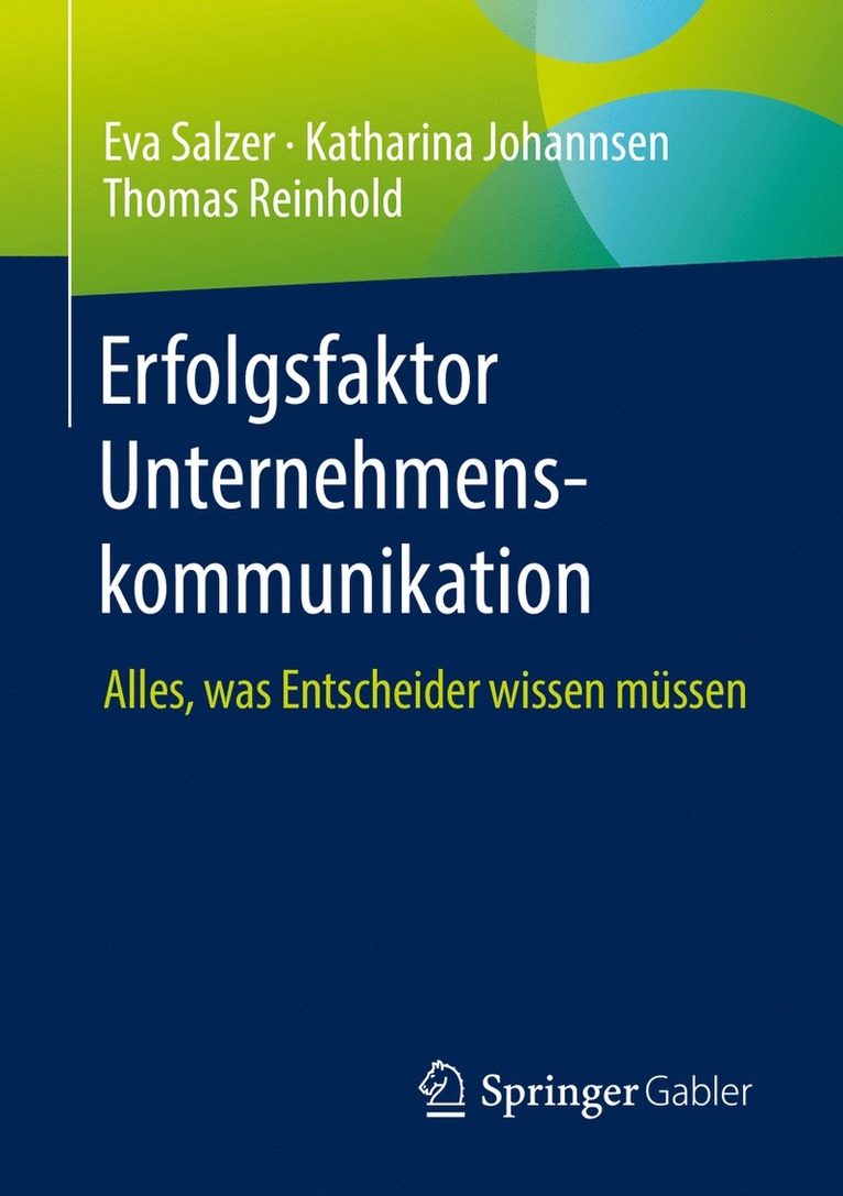 Eva Salzer, Katharina Johannsen, Thomas Reinhold - Erfolgsfaktor Unternehmenskommunikation, Häftad