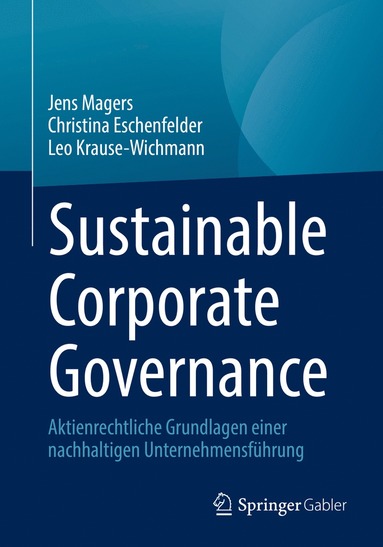 bokomslag Sustainable Corporate Governance