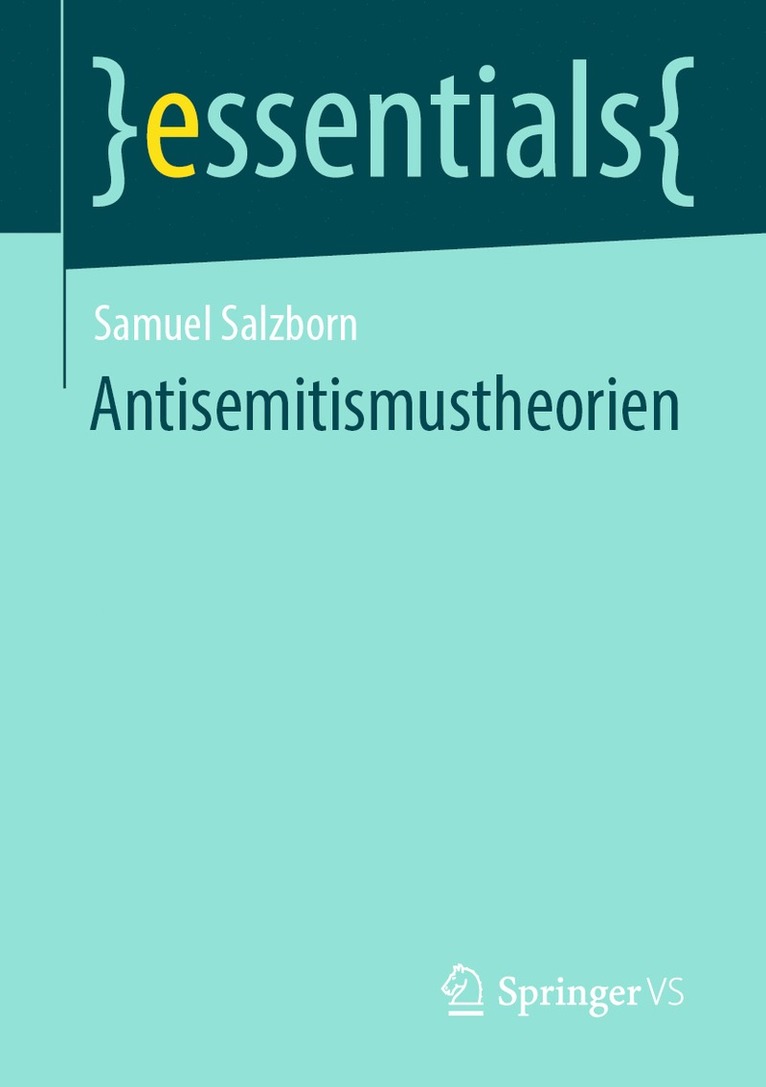 Samuel Salzborn - Antisemitismustheorien, Häftad