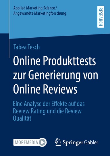 Tabea Tesch - Online Produkttests zur Generierung von Online Reviews, Häftad