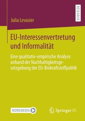 Julia Levasier - EU-Interessenvertretung und Informalität, Häftad