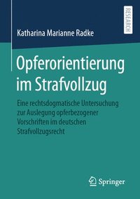 bokomslag Opferorientierung im Strafvollzug