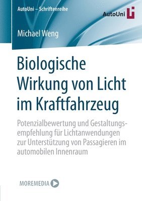 bokomslag Biologische Wirkung von Licht im Kraftfahrzeug