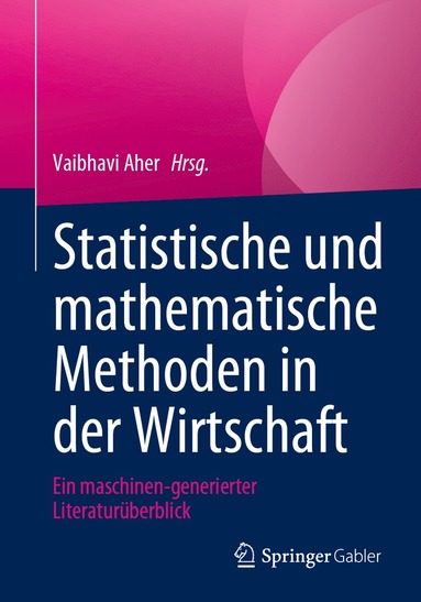 bokomslag Statistische und mathematische Methoden in der Wirtschaft