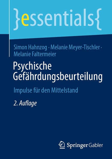 Simon Hahnzog, Melanie Meyer-Tischler, Melanie Faltermeier - Psychische Gefährdungsbeurteilung, Häftad