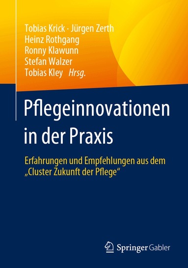 Tobias Krick, Jürgen Zerth, Heinz Rothgang, Ronny Klawunn, Stefan Walzer, Tobias Kley - Pflegeinnovationen in der Praxis, Häftad