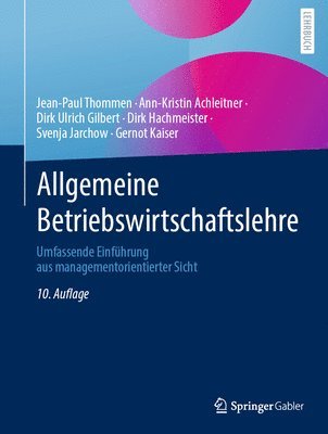 bokomslag Allgemeine Betriebswirtschaftslehre