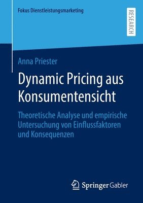 bokomslag Dynamic Pricing aus Konsumentensicht