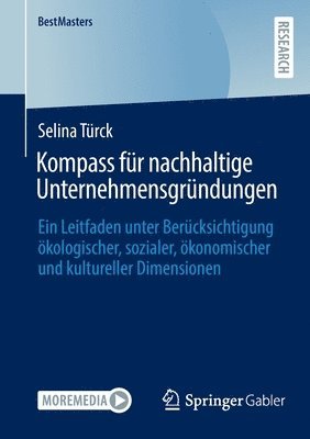 bokomslag Kompass fr nachhaltige Unternehmensgrndungen