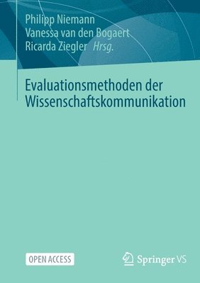 bokomslag Evaluationsmethoden der Wissenschaftskommunikation