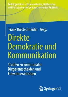 bokomslag Direkte Demokratie und Kommunikation