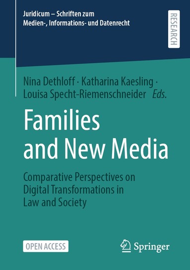 Nina Dethloff, Katharina Kaesling, Louisa Specht-Riemenschneider - Families and New Media, Häftad