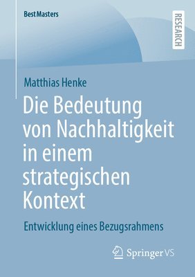 bokomslag Die Bedeutung von Nachhaltigkeit in einem strategischen Kontext