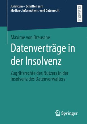 bokomslag Datenverträge in der Insolvenz
