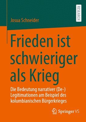 bokomslag Frieden ist schwieriger als Krieg