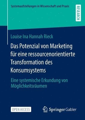 bokomslag Das Potenzial von Marketing fr eine ressourcenorientierte Transformation des Konsumsystems