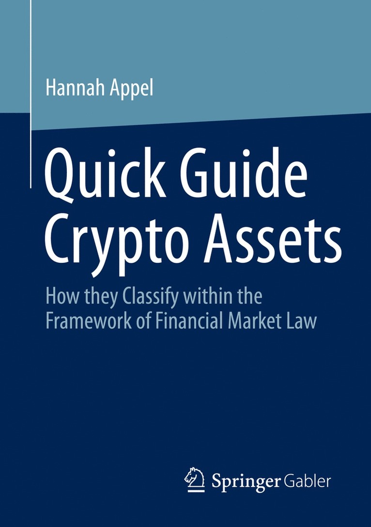 Hannah Appel - Quick Guide Crypto Assets, Häftad