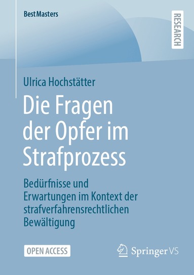 bokomslag Die Fragen der Opfer im Strafprozess