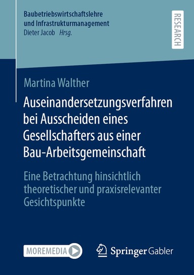 Martina Walther - Auseinandersetzungsverfahren bei Ausscheiden eines Gesellschafters aus einer Bau-Arbeitsgemeinschaft, Häftad