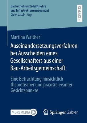 bokomslag Auseinandersetzungsverfahren bei Ausscheiden eines Gesellschafters aus einer Bau-Arbeitsgemeinschaft