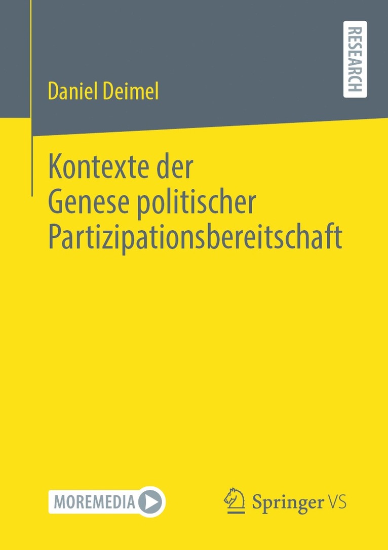 Kontexte der Genese politischer Partizipationsbereitschaft 1