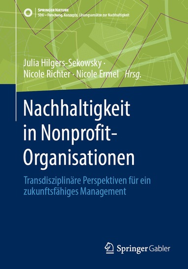 Julia Hilgers-Sekowsky, Nicole Richter, Nicole Ermel - Nachhaltigkeit in Nonprofit-Organisationen, Häftad