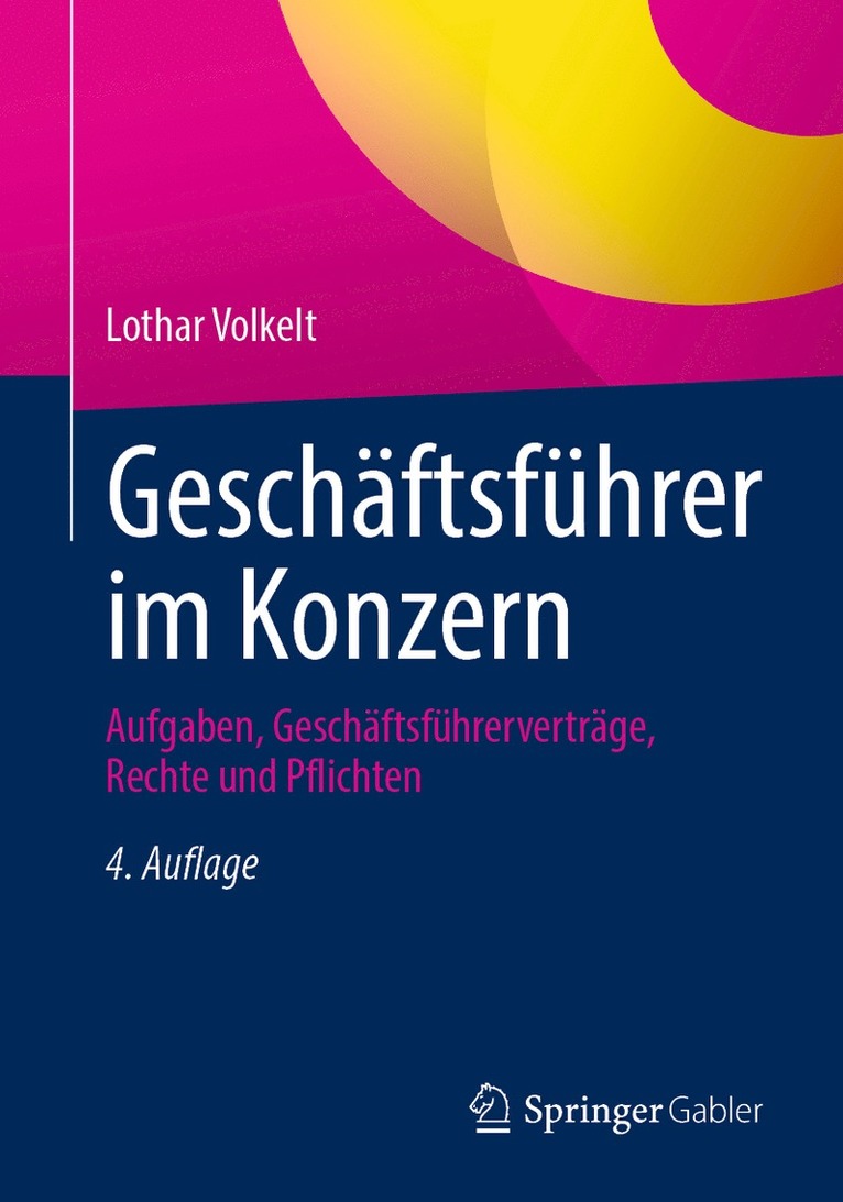 Lothar Volkelt - Geschäftsführer im Konzern, Häftad