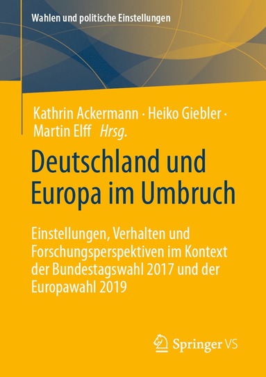 bokomslag Deutschland und Europa im Umbruch