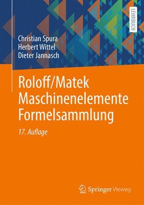 bokomslag Roloff/Matek Maschinenelemente Formelsammlung