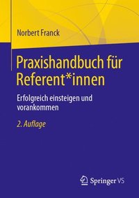 bokomslag Praxishandbuch fr Referent*innen